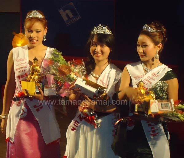 Rojina Ghising Winner of Miss Tamang